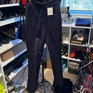 Sandro marine blue dress pant